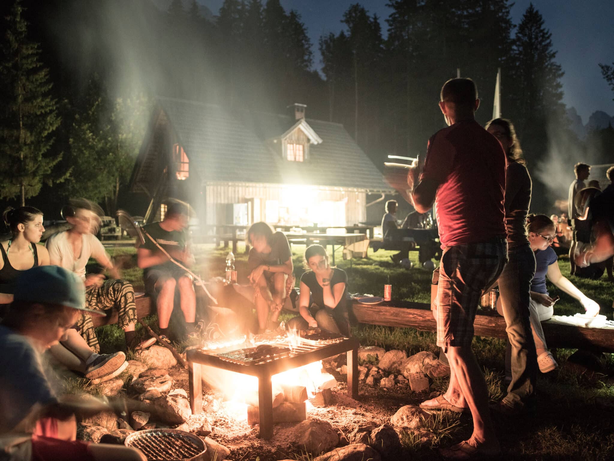 Bild Freitag: Campfire talk
