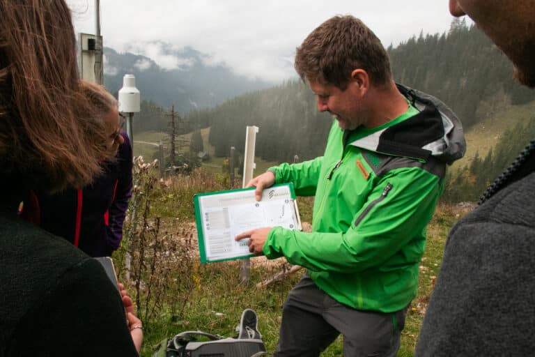 Foto: Bei einer Klimastation