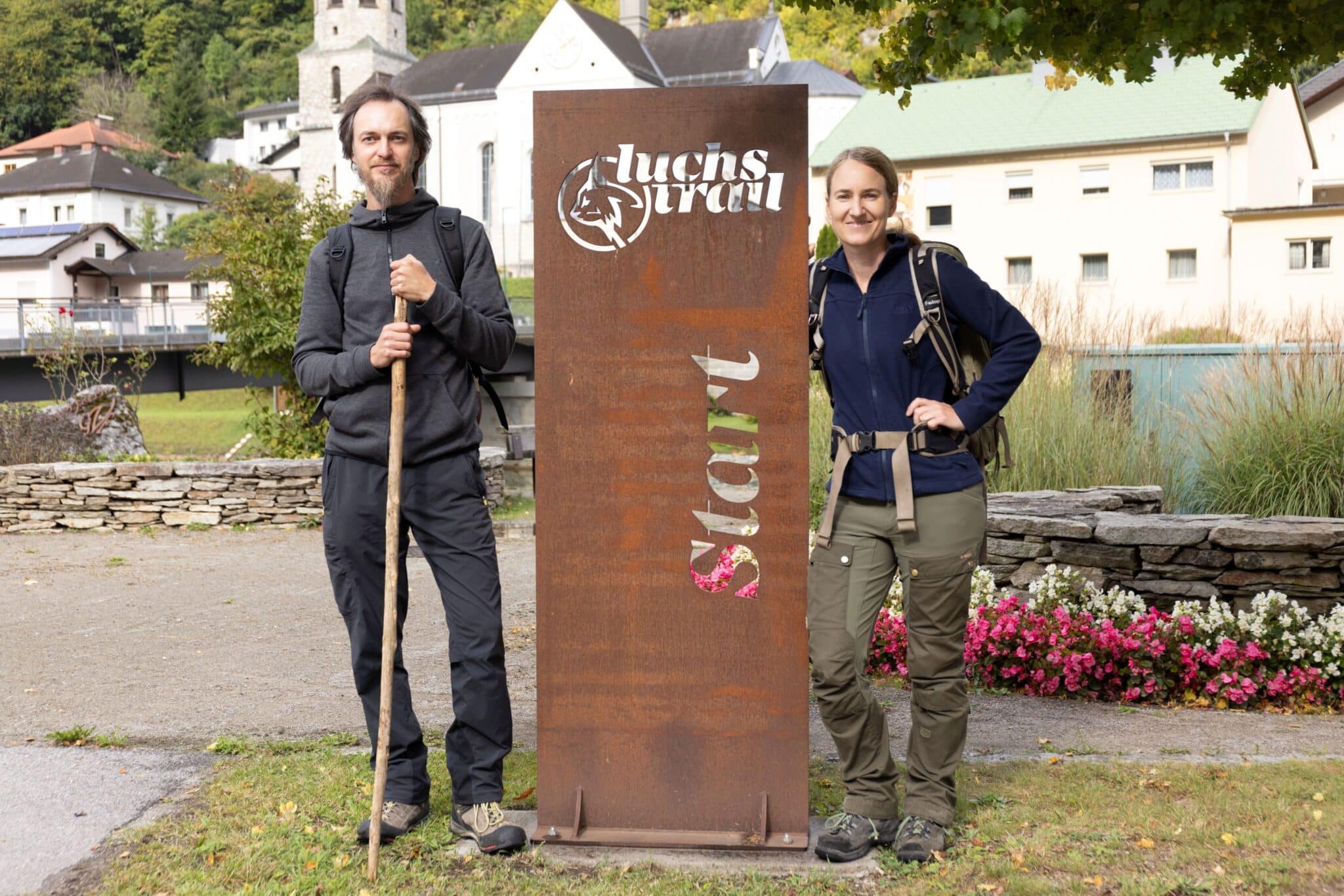 Marc Graf, Christine Sonvilla (c), Luchstrail