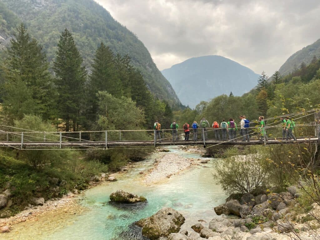 Hängebrücke Soca-Tal, Herbert Wölger