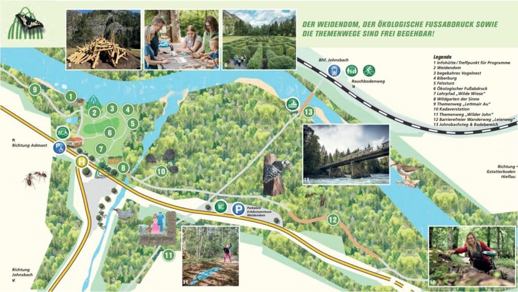 Weidendom 2025, Karte