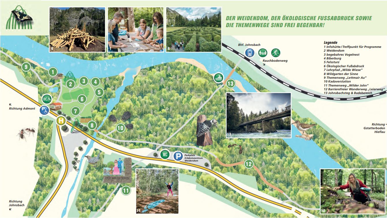 Weidendom 2025, Karte